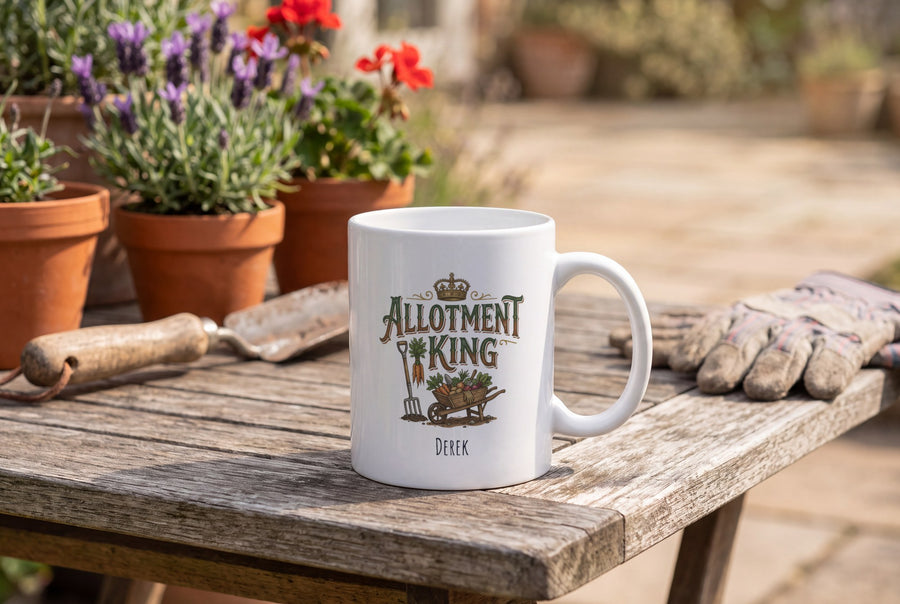 Lifestyle: Personalised Allotment King Mug
