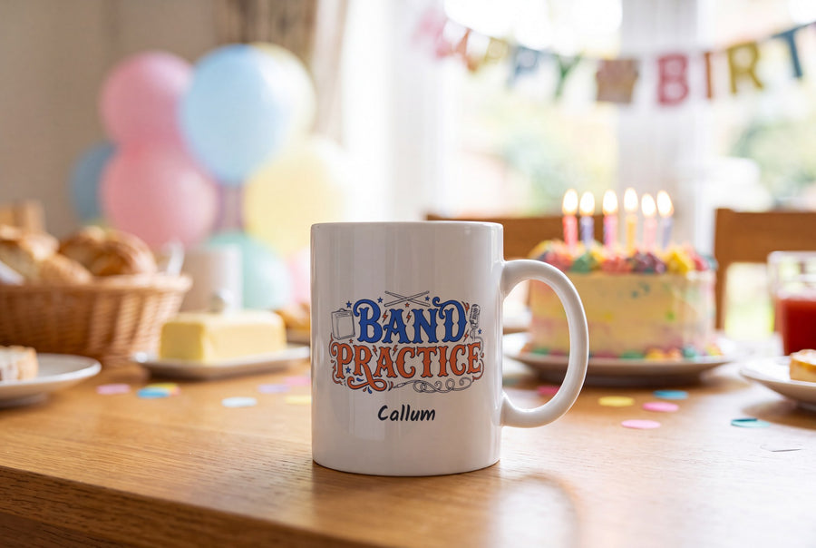 Lifestyle: Personalised Band Practice Mug