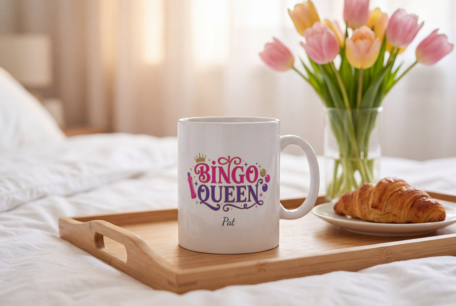 Lifestyle: Personalised Bingo Queen Mug