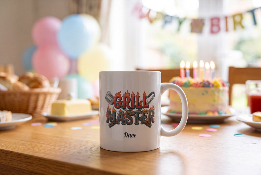Lifestyle: Personalised Grill Master BBQ Mug