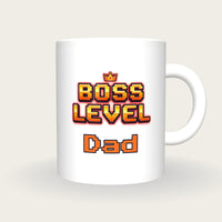 Personalised Boss Level Gamer Mug, front