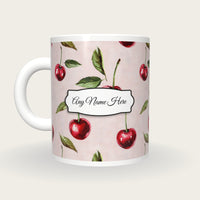 Fruit Name Mug 4, back with the second name label