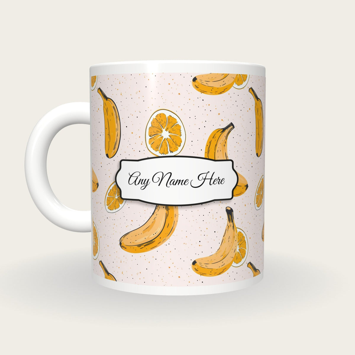 Fruit Name Mug 2, back with the second name label