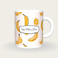 Fruit Name Mug 2, front with the name label