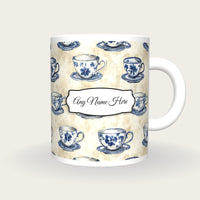 Teacup Name Mug, front with the name label