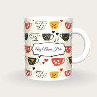 Teacup Name Mug 4, front with the name label