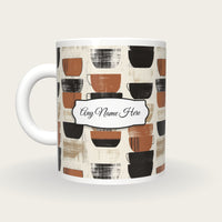 Teacup Name Mug 5, back with the second name label
