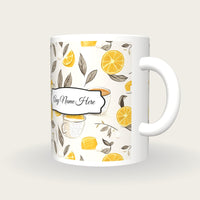 Teacup Name Mug 2, three-quarter view