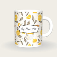 Teacup Name Mug 2, front with the name label