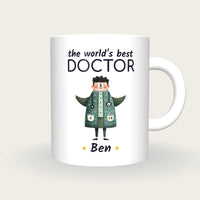 Personalised Doctor Mug, World's Best Doctor, front