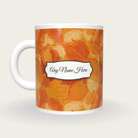 Drypoint Mulberries Name Mug 2, back with the second name label