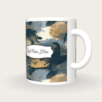 ASCII Turtles Name Mug 2, three-quarter view
