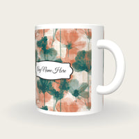 X-ray Cosmos Name Mug, three-quarter view