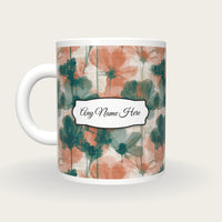 X-ray Cosmos Name Mug, back with the second name label