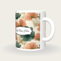 X-ray Cosmos Name Mug 2, three-quarter view
