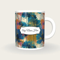 X-ray Meadow Flowers Name Mug 2, front with the name label