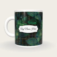 X-ray Neon Grid Name Mug 2, back with the second name label