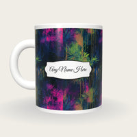 Graffiti Grasses Name Mug 2, back with the second name label