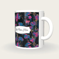 Screenprint Clover Name Mug, three-quarter view