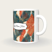 Tempera Evergreen Name Mug, three-quarter view