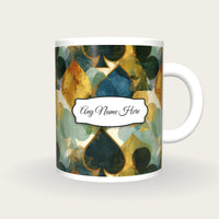 Ink Wash Card Suits Name Mug, front with the name label