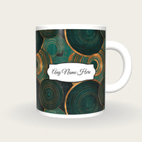 Engraving Spell Circles Name Mug, front with the name label