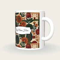 Mughal Water Mills Name Mug 2, three-quarter view