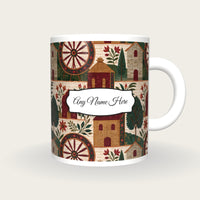 Mughal Water Mills Name Mug, front with the name label