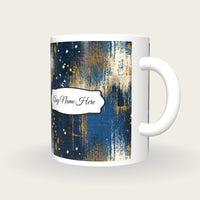 Pixel Reed Name Mug, three-quarter view