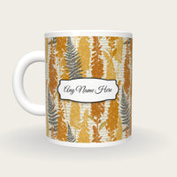 Blueprint Foxgloves Name Mug 2, back with the second name label