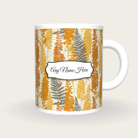 Blueprint Foxgloves Name Mug 2, front with the name label