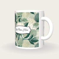 Naturalist Rambutan Name Mug, three-quarter view