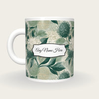 Naturalist Rambutan Name Mug, back with the second name label