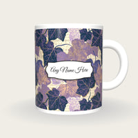 Blueprint Ivy Name Mug, front with the name label