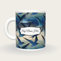 Etching Terns Name Mug 2, back with the second name label