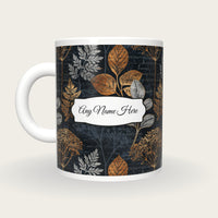 Scratchboard Burins Name Mug 3, back with the second name label