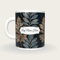 Scratchboard Burins Name Mug 2, back with the second name label