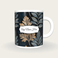 Scratchboard Burins Name Mug 2, front with the name label