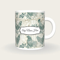 Fresco Chickens Name Mug, front with the name label