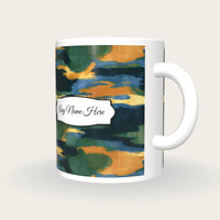 Lithograph Palm Name Mug, three-quarter view