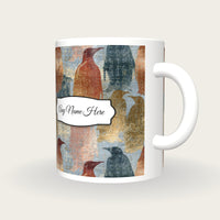 Fresco Emperor Penguins Name Mug 2, three-quarter view