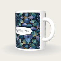Mandala Igloo Name Mug, three-quarter view