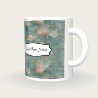 Japan Koi Name Mug, three-quarter view