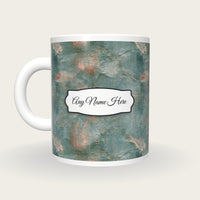 Japan Koi Name Mug, back with the second name label