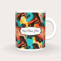 Roller Skate 80s Name Mug 4, front with the name label