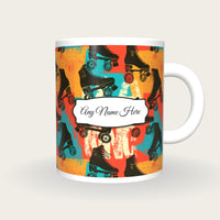 Roller Skate 80s Name Mug 3, front with the name label