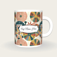 Fresco Slot Reels Name Mug, front with the name label