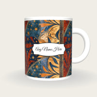 Illuminated Manuscript Stars Name Mug 2, front with the name label