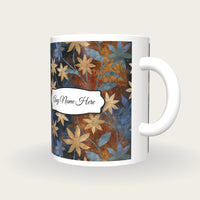 Illuminated Manuscript Stars Name Mug 3, three-quarter view