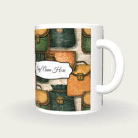Engraving Jewel Bags Name Mug, three-quarter view